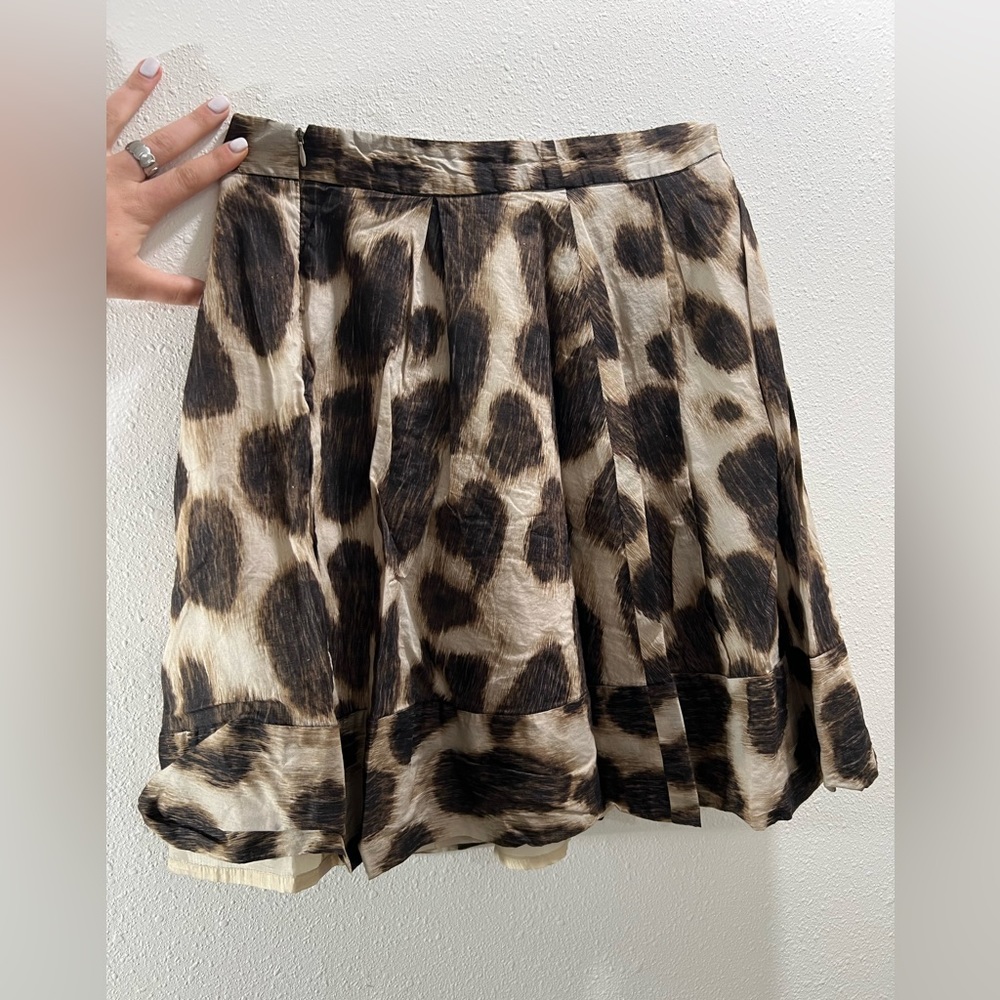 Calvin Klein cheetah print skirt